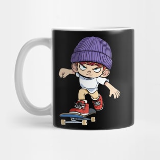 Skateboarder Cruising Skater Skate Gift Mug